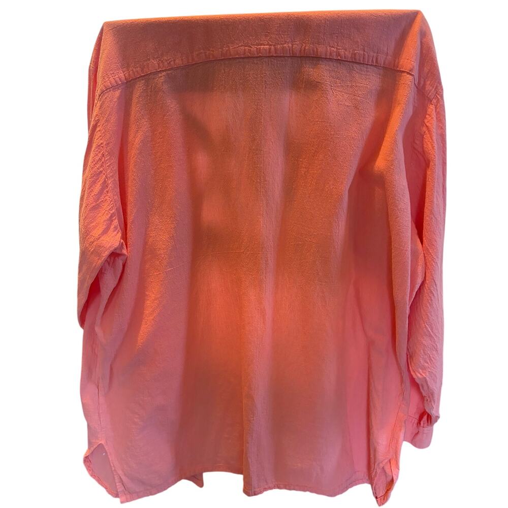 Maria de Guadalajara Pink 100%Cotton Oversized Shirt Sz L - Picture 4 of 10